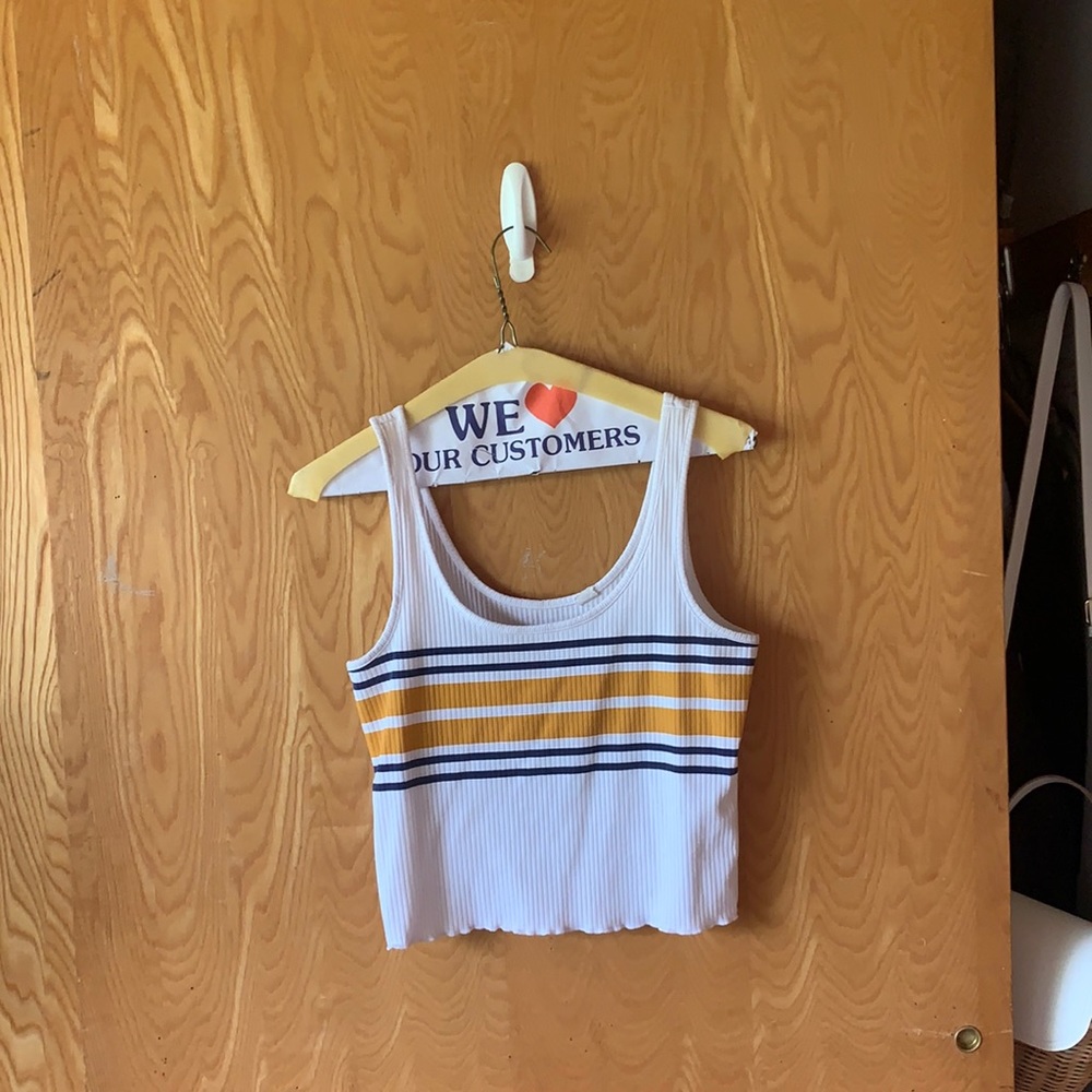 Striped Crop Top